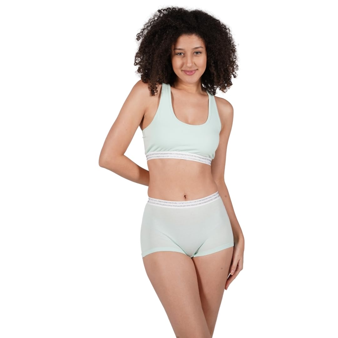 Organic Cotton Boxer Briefs and Bralette Set — image 2