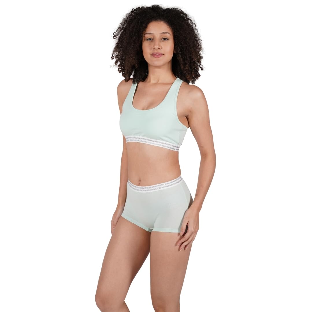 Organic Cotton Boxer Briefs and Bralette Set — image 5
