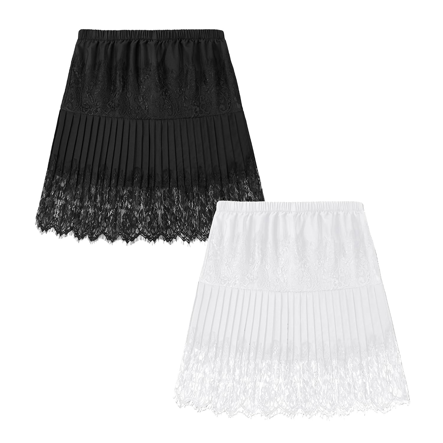 tagunop Mini Lace Slip Skirt for Women — image 9