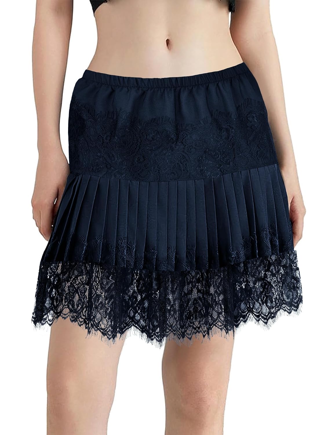 tagunop Mini Lace Slip Skirt for Women — image 10