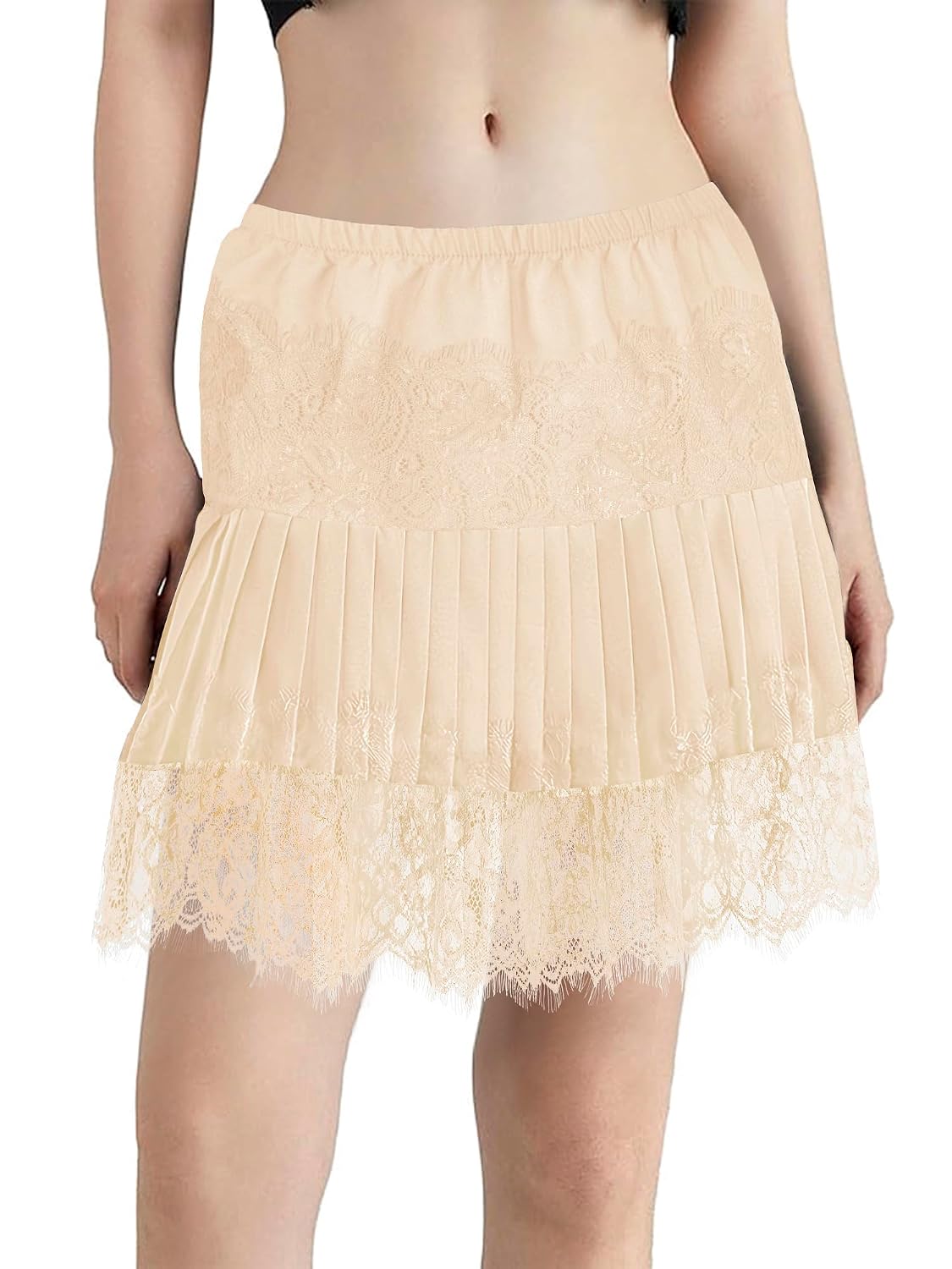 tagunop Mini Lace Slip Skirt for Women — image 11