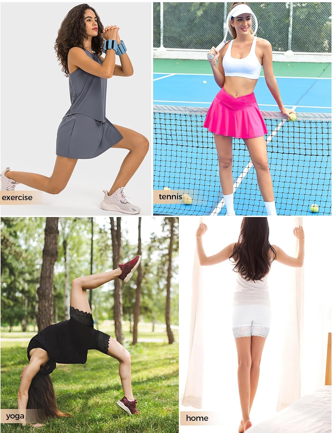 ZENUTA Seamless Lace Hem Slip Shorts — image 8