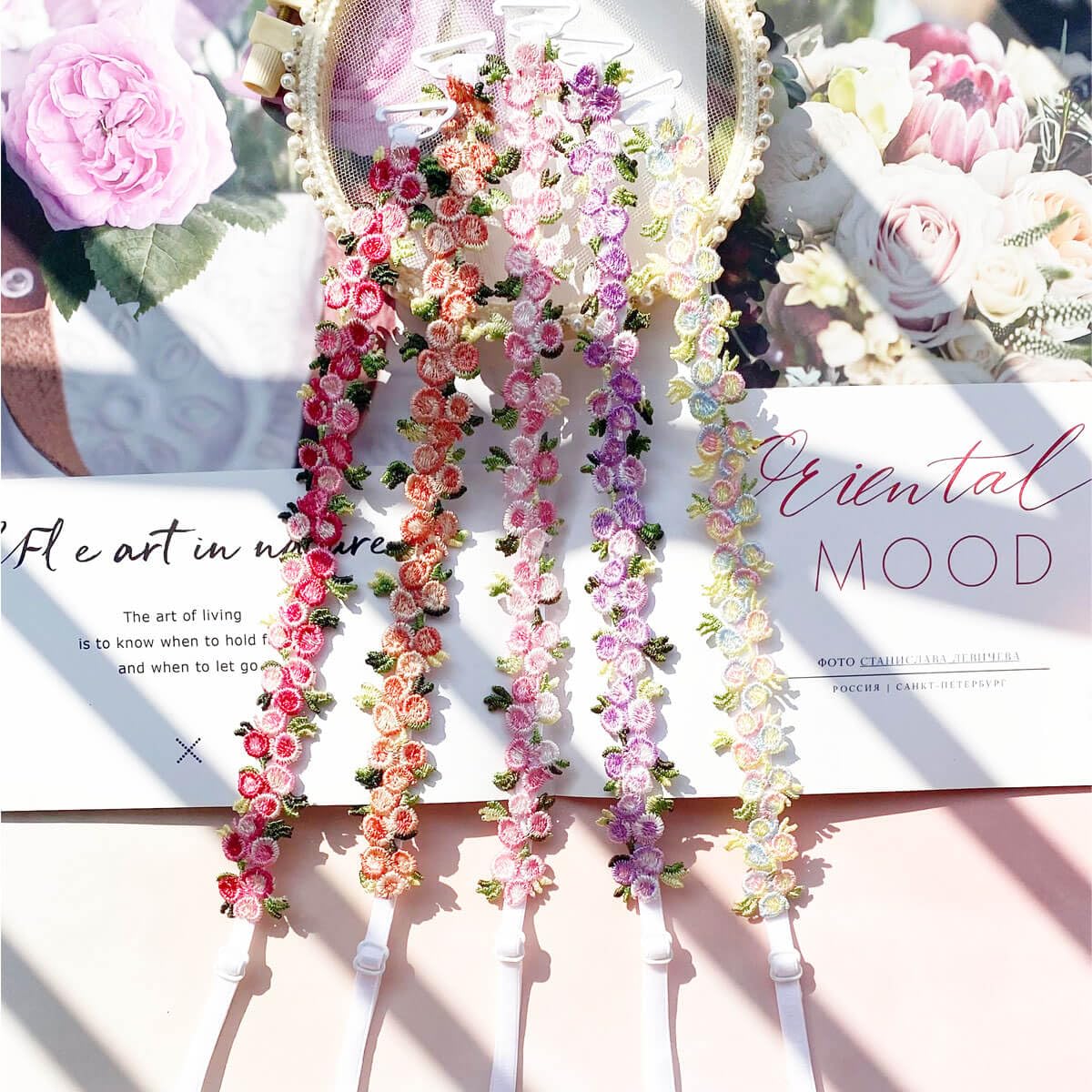 Moly Story Removable Floral Bra Straps — image 6