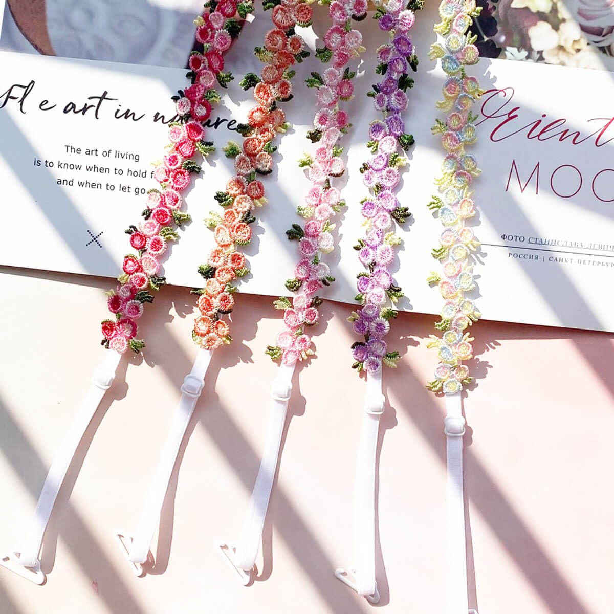 Moly Story Removable Floral Bra Straps — image 7