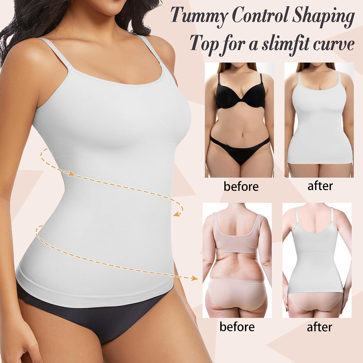 ONEW Seamless Tummy Control Shapewear Tank — image 3