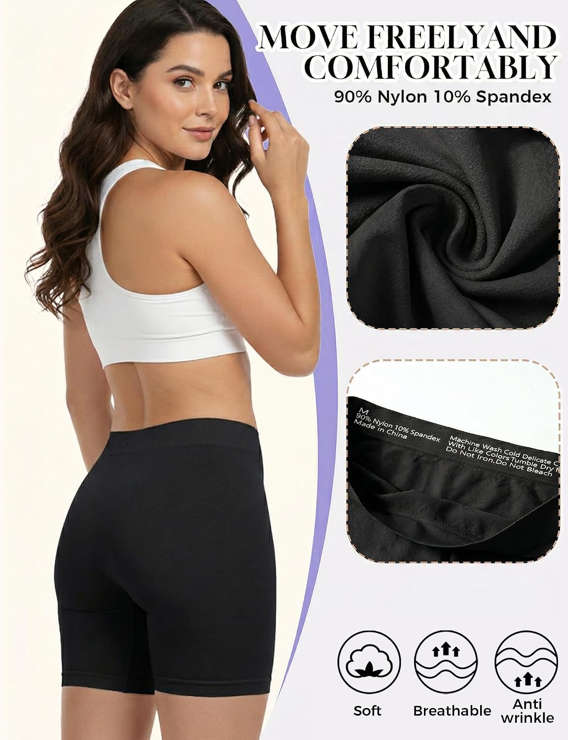 ZENUTA Seamless Anti Chafing Slip Shorts — image 5