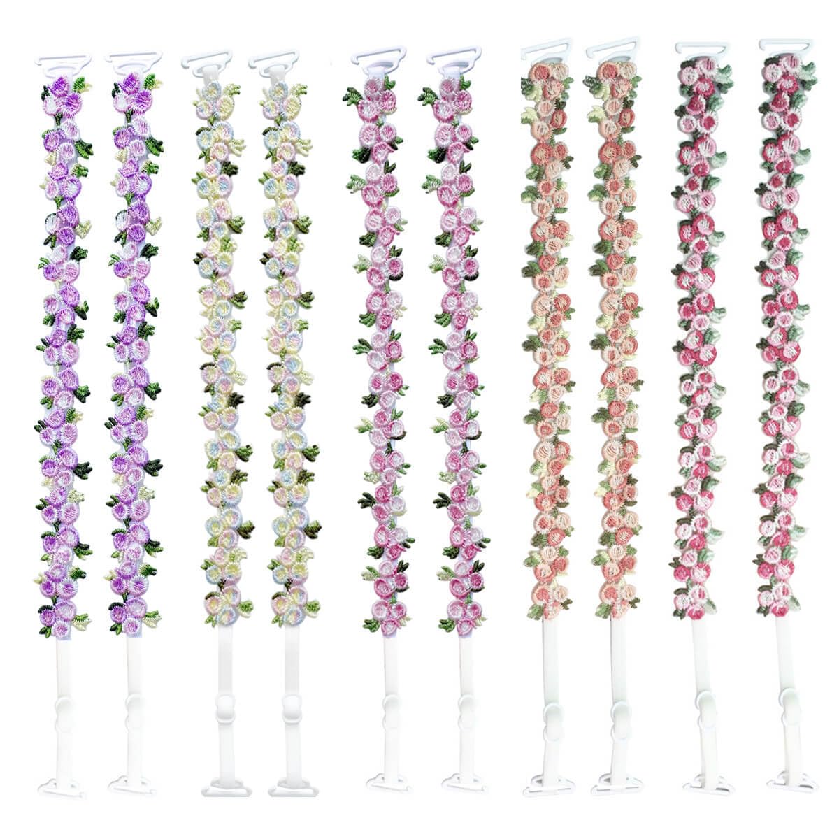 Moly Story Decorative Flower Lace Bra Straps