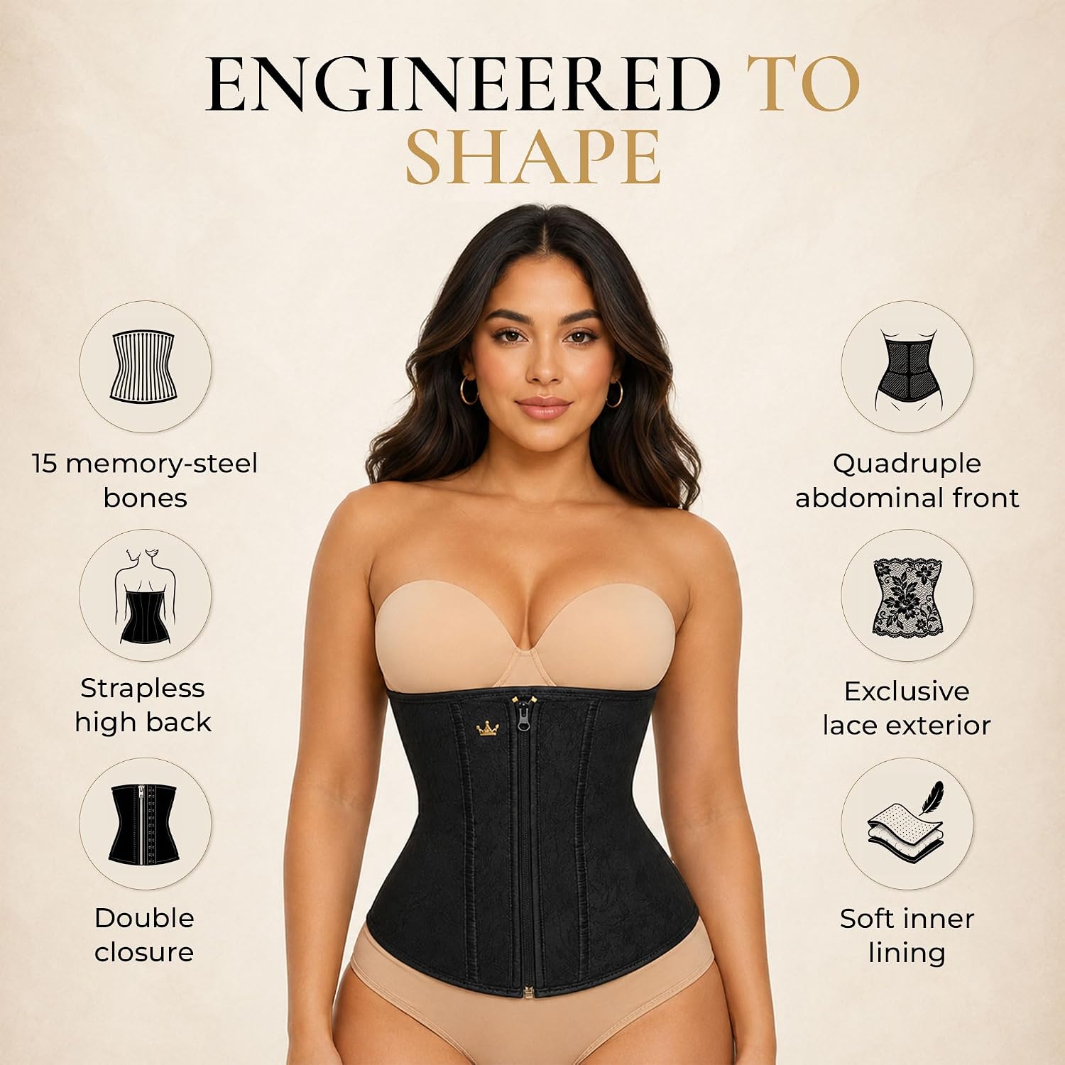 Forma Tu Cuerpo Waist Trainer Shapewear Corset — image 7