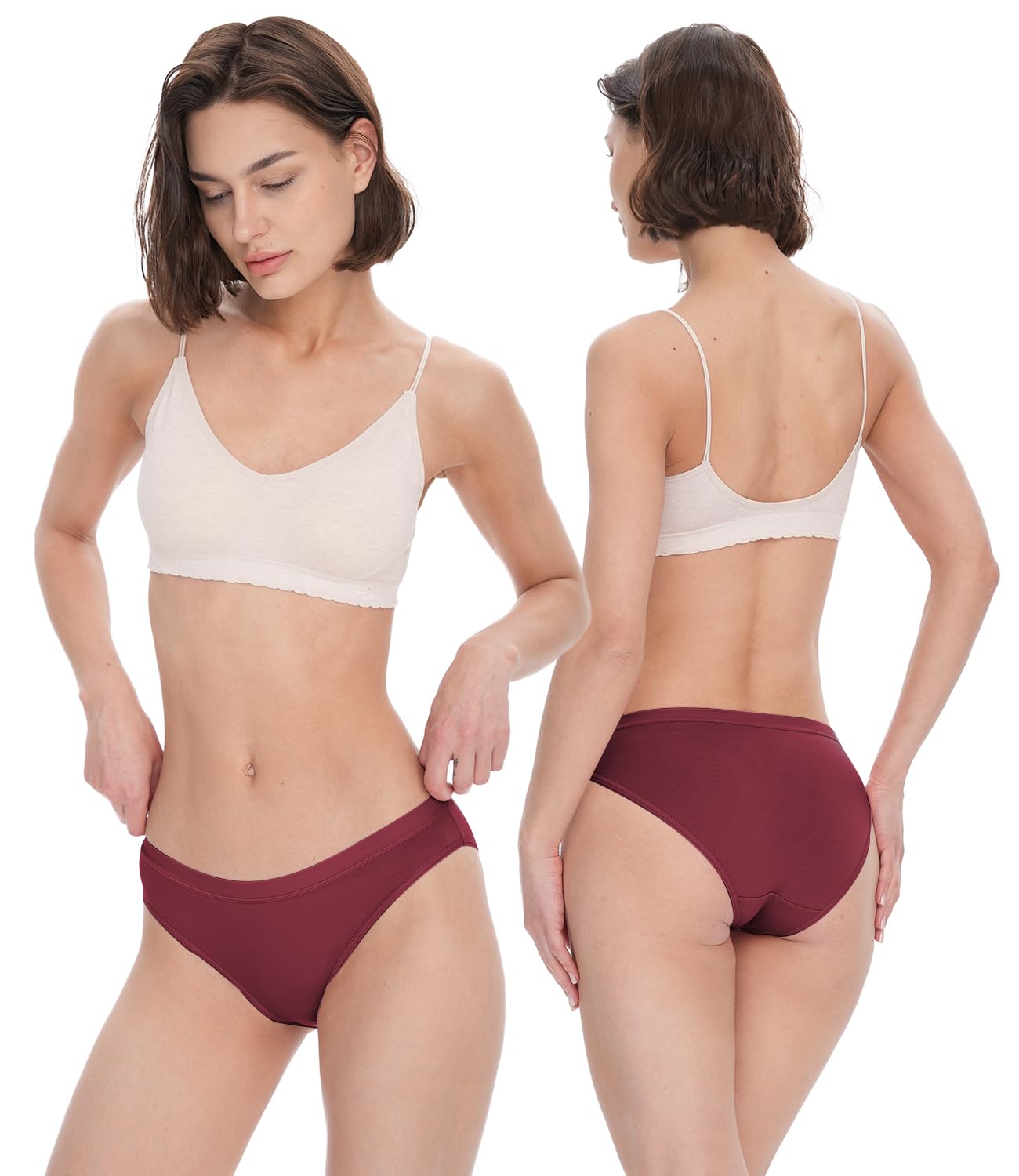 Bamboo Cool Women's 5-Pack Bikini Hipster Panties — image 2