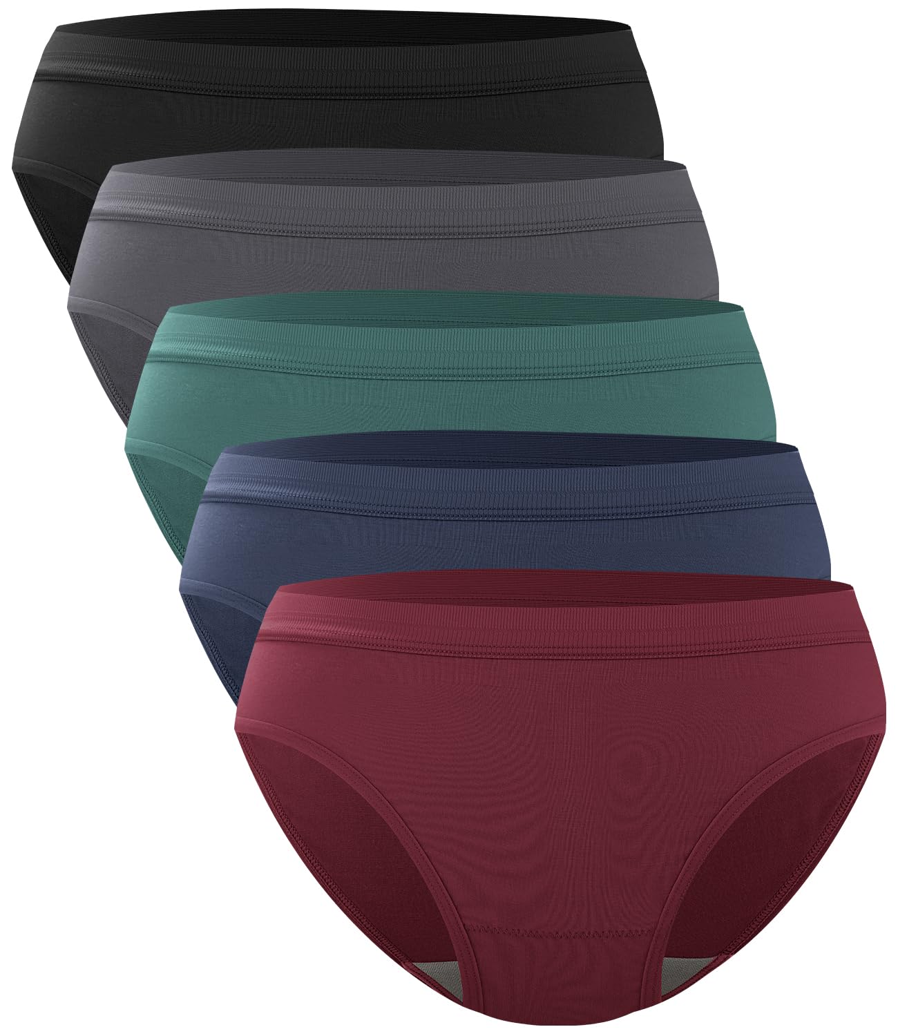 Bamboo Cool Women's 5-Pack Bikini Hipster Panties — image 3
