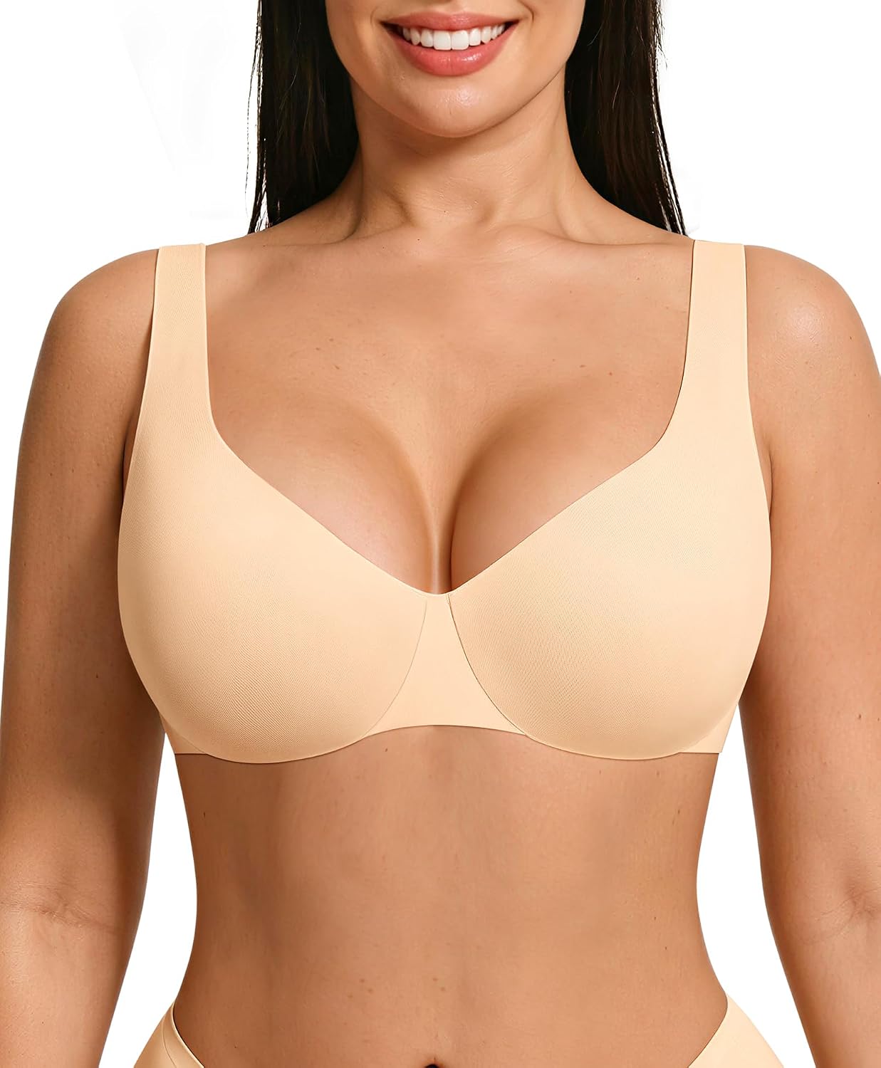 FeelinGirl Women's Unlined Underwire Full Coverage Bra — image 8