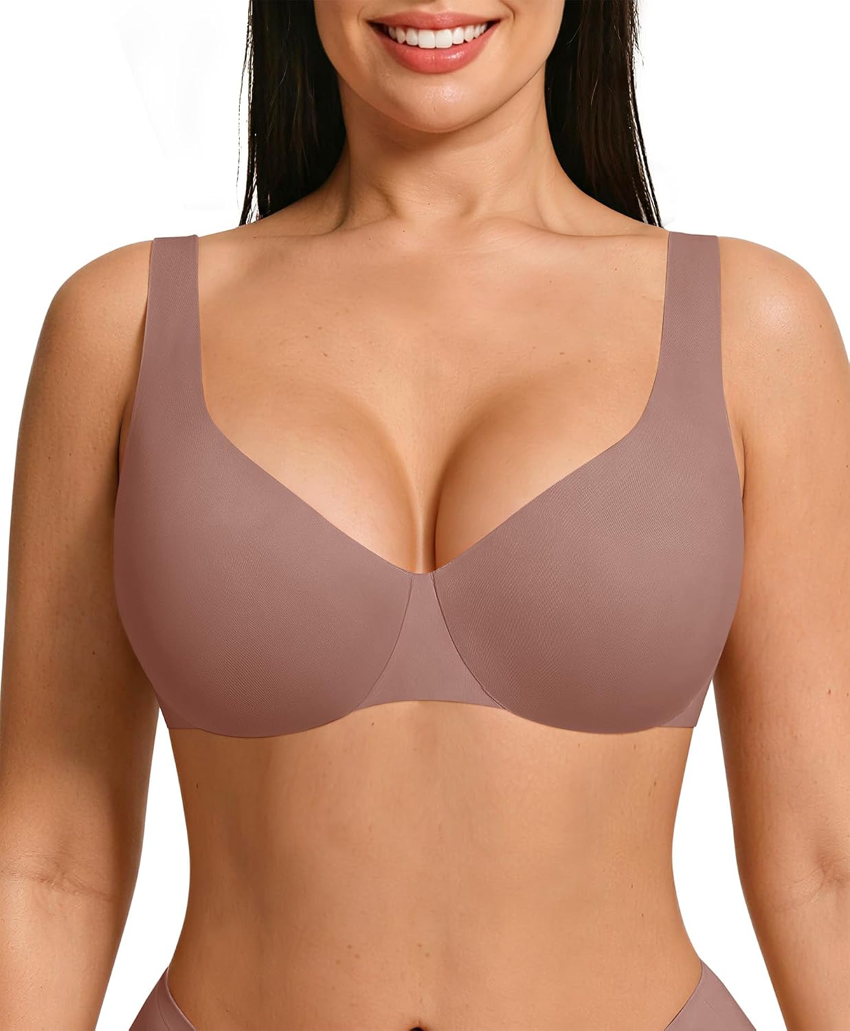 FeelinGirl Women's Unlined Underwire Full Coverage Bra — image 10