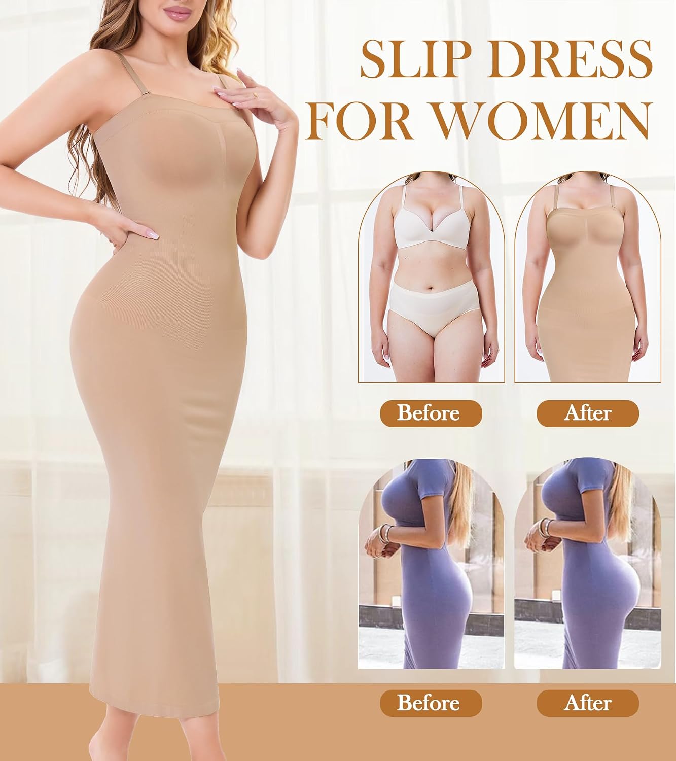 LIRASDIS Strapless Seamless Slip Shapewear — image 5