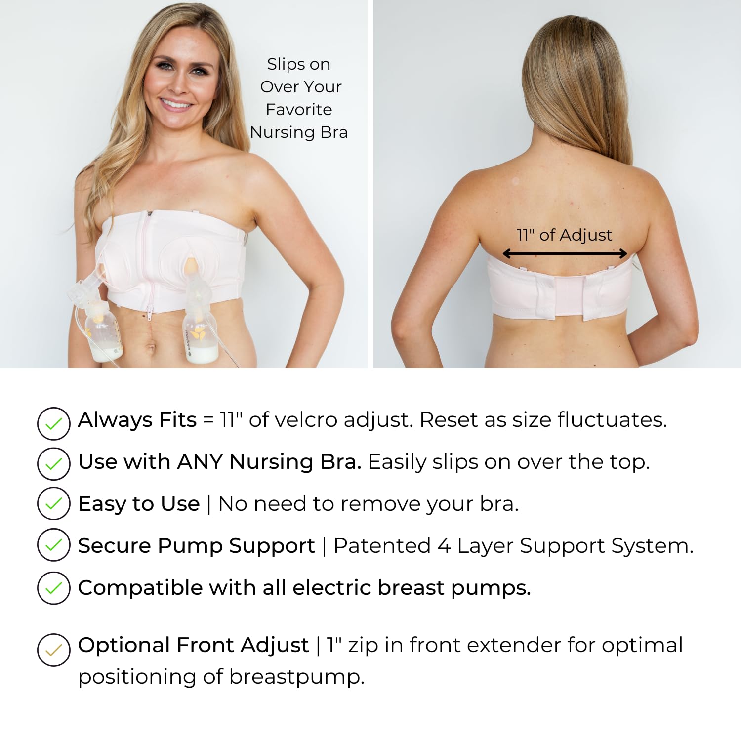 Simple Wishes Convertible Hands-Free Pumping Bra — image 5