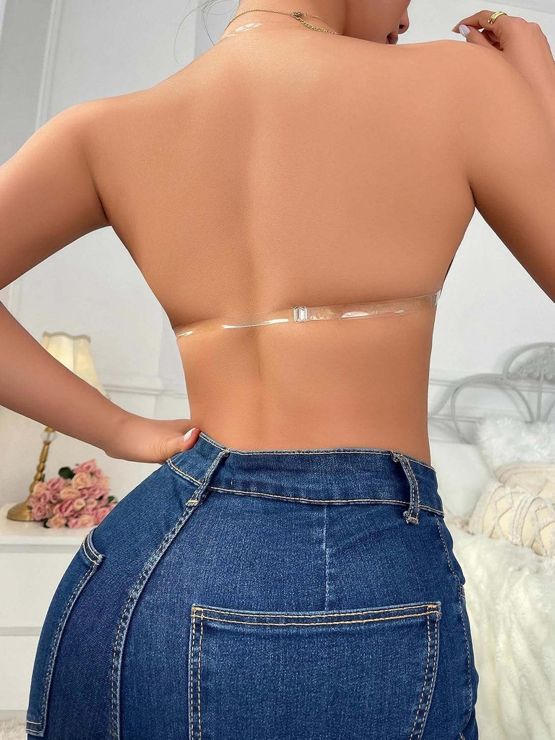 Strapless Invisible Adhesive Push Up Bra for Women — image 7