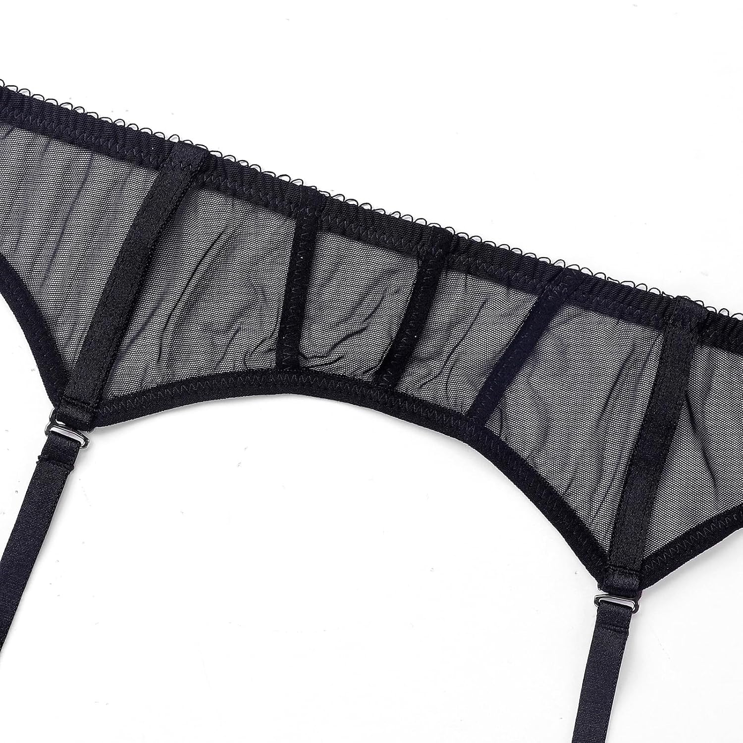 YANZIYAN Women's Sexy Garter Belt with Metal Clips — image 4