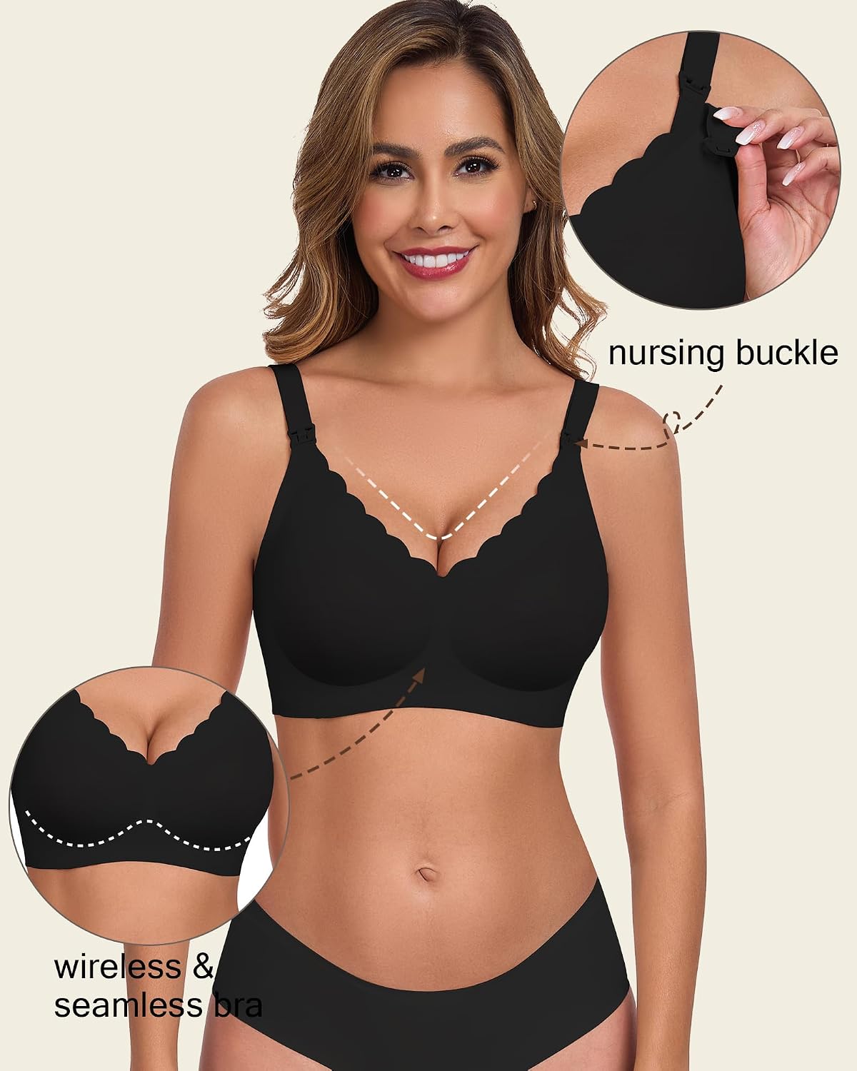Vinfact Hands Free Pumping Bra for Nursing — image 3