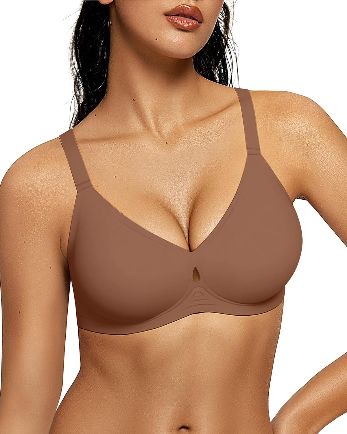 LetsJoli Women's Wireless Water Drop Jelly Bra — image 8
