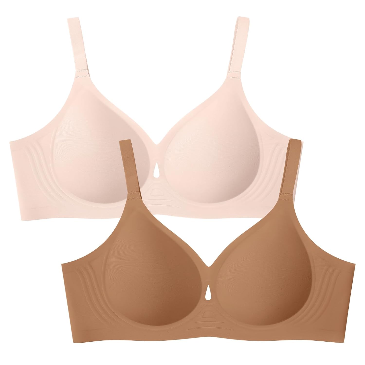 LetsJoli Women's Wireless Water Drop Jelly Bra — image 11