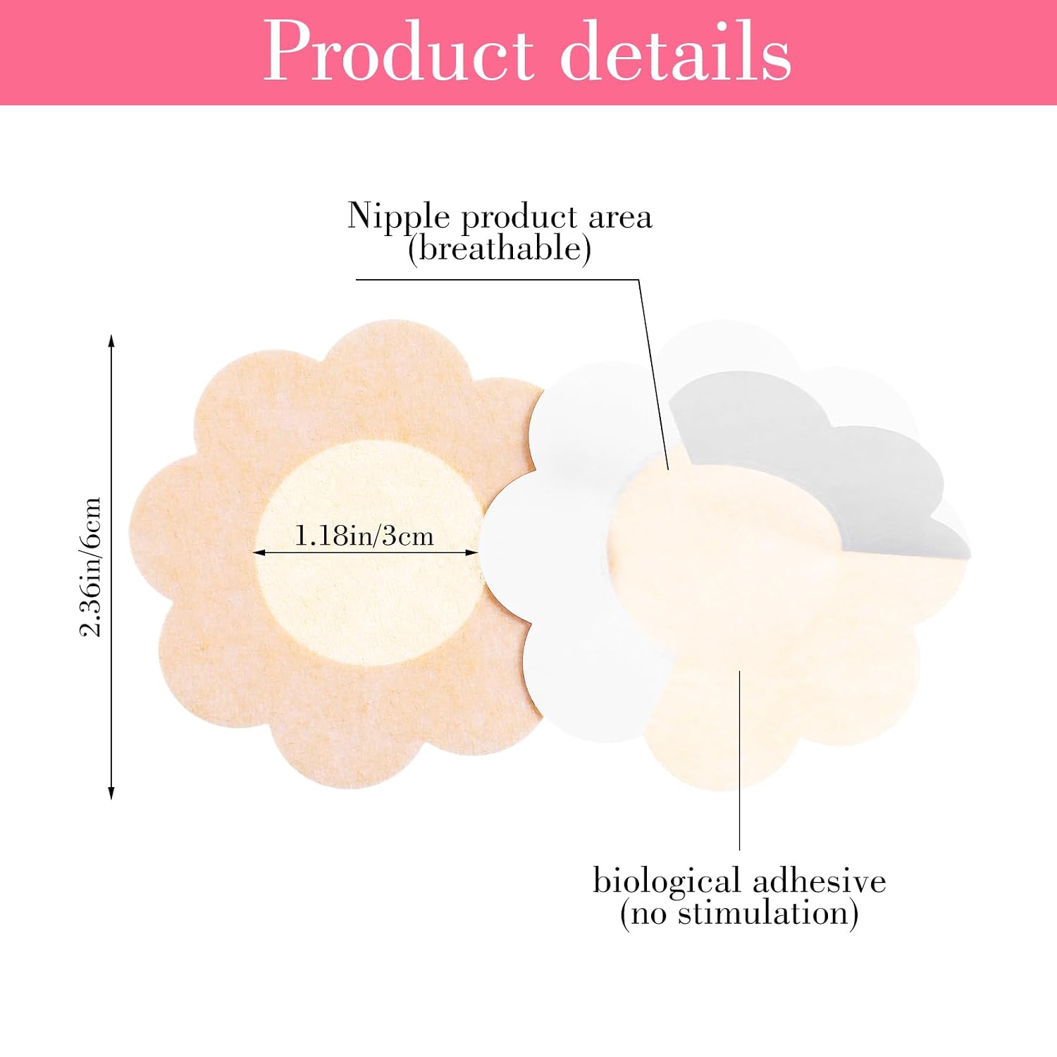 YQQYG Disposable Nipple Covers for Women — image 2
