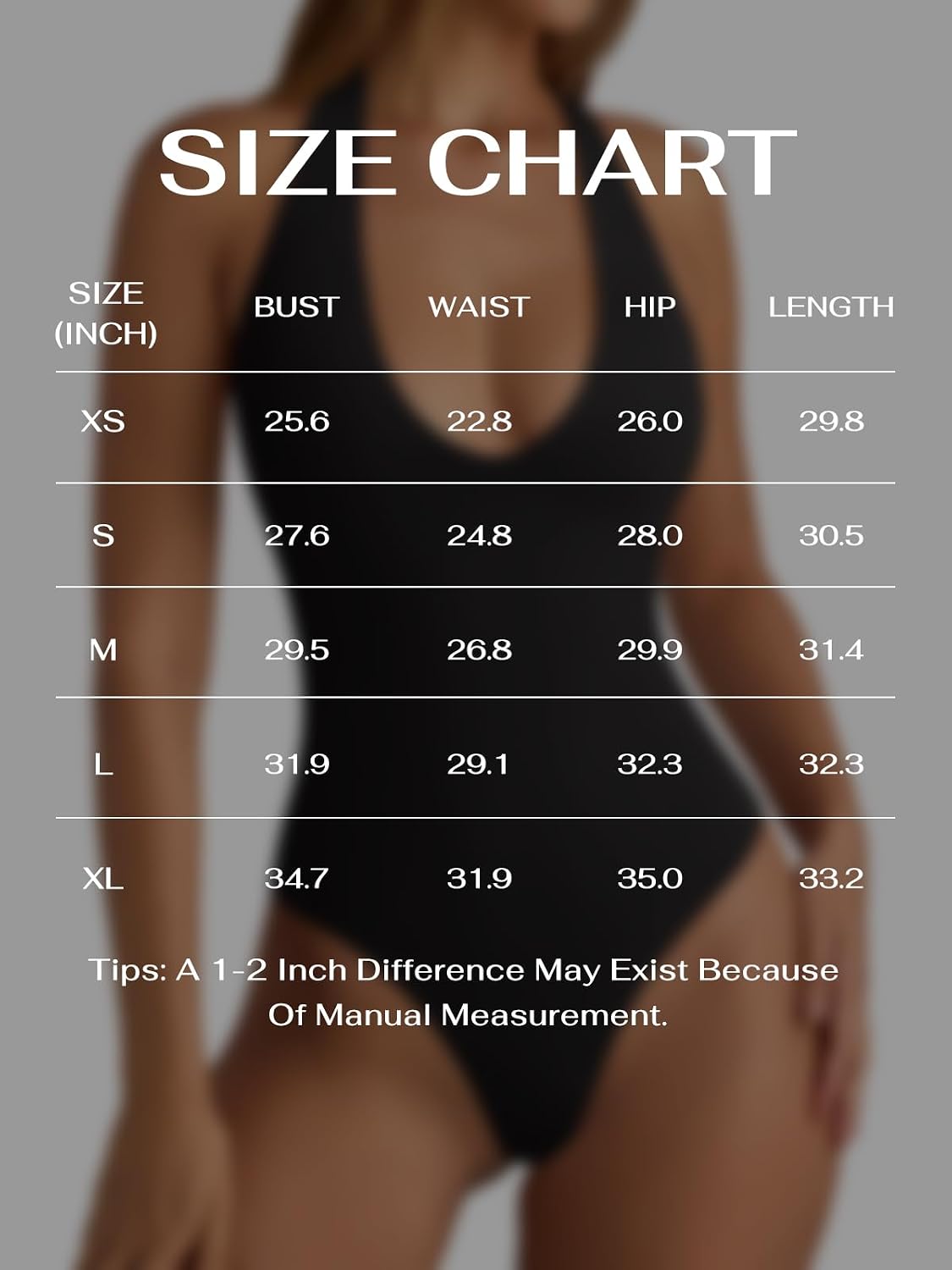 REORIA Women's Halter V-Neck Backless Bodysuit — image 6