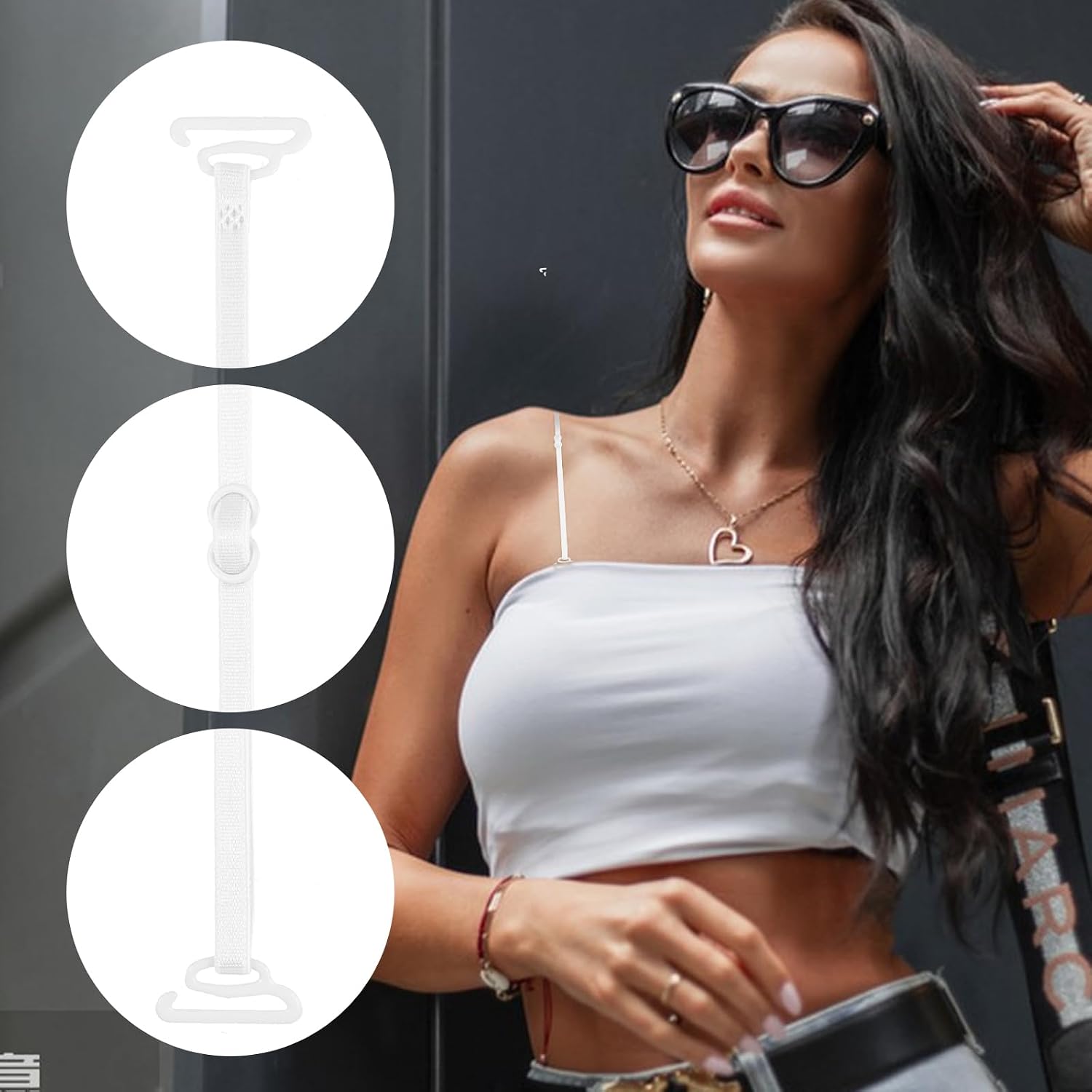Tyqour Clear Invisible Bra Straps Replacement Set — image 5
