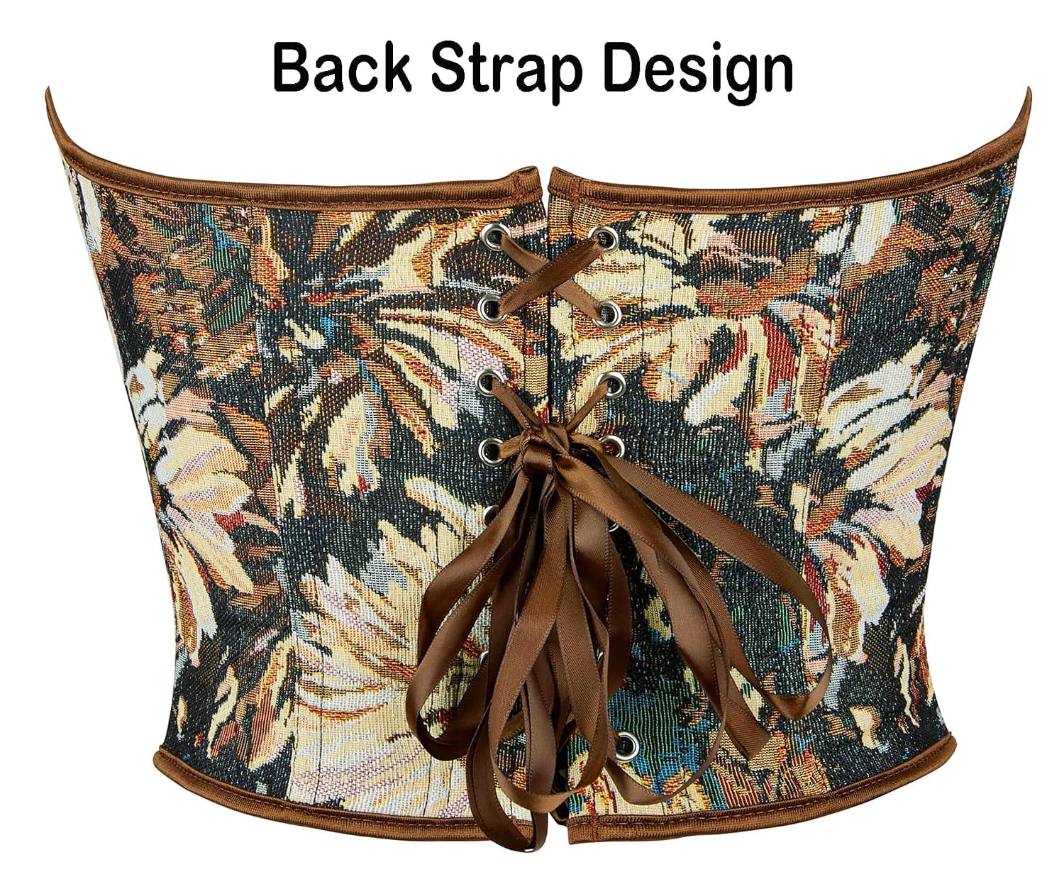 CaySep Renaissance Lace-Up Corset Bustier Top — image 5