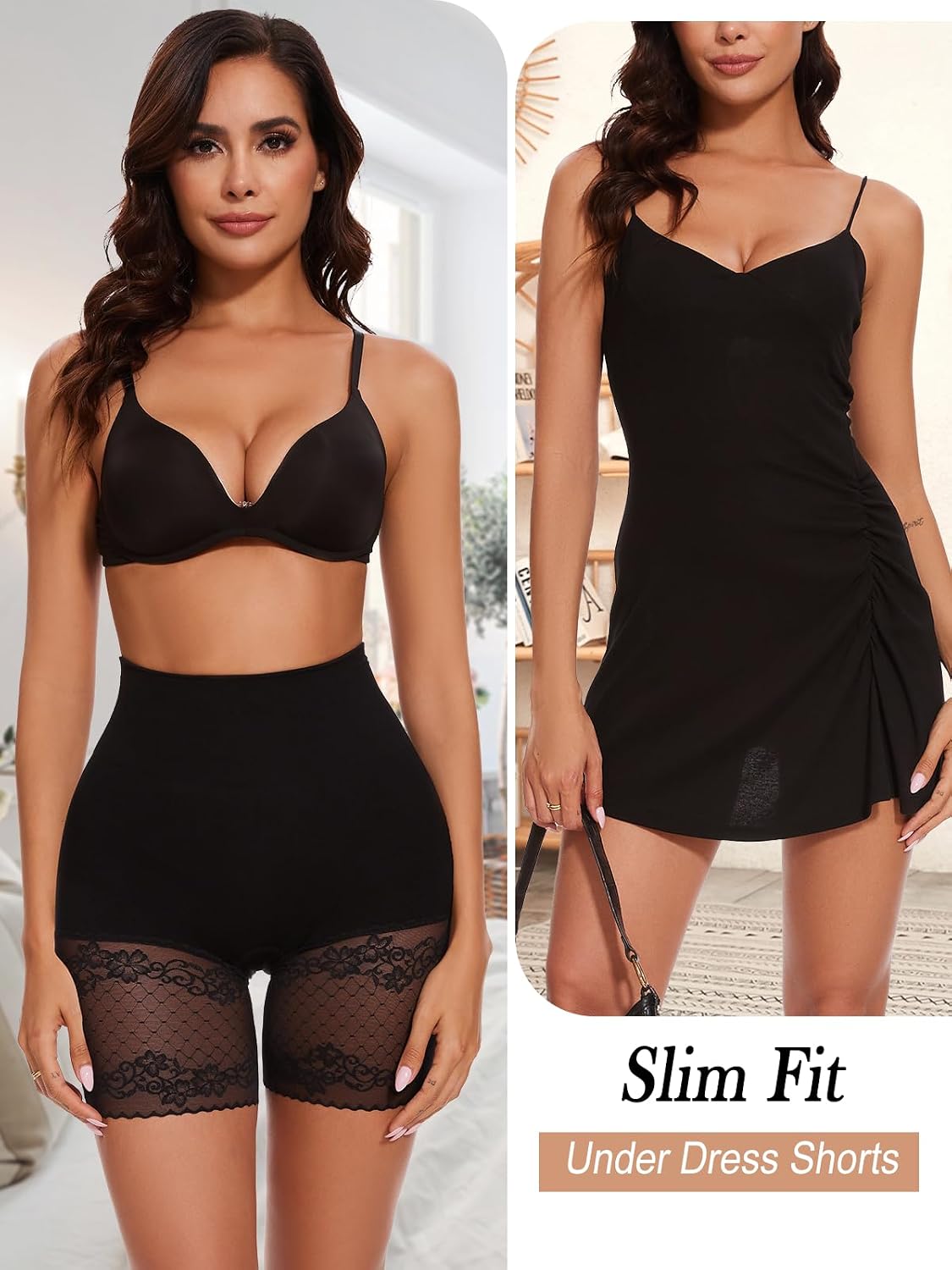 ciksob Lace High Waisted Shapewear Shorts — image 2