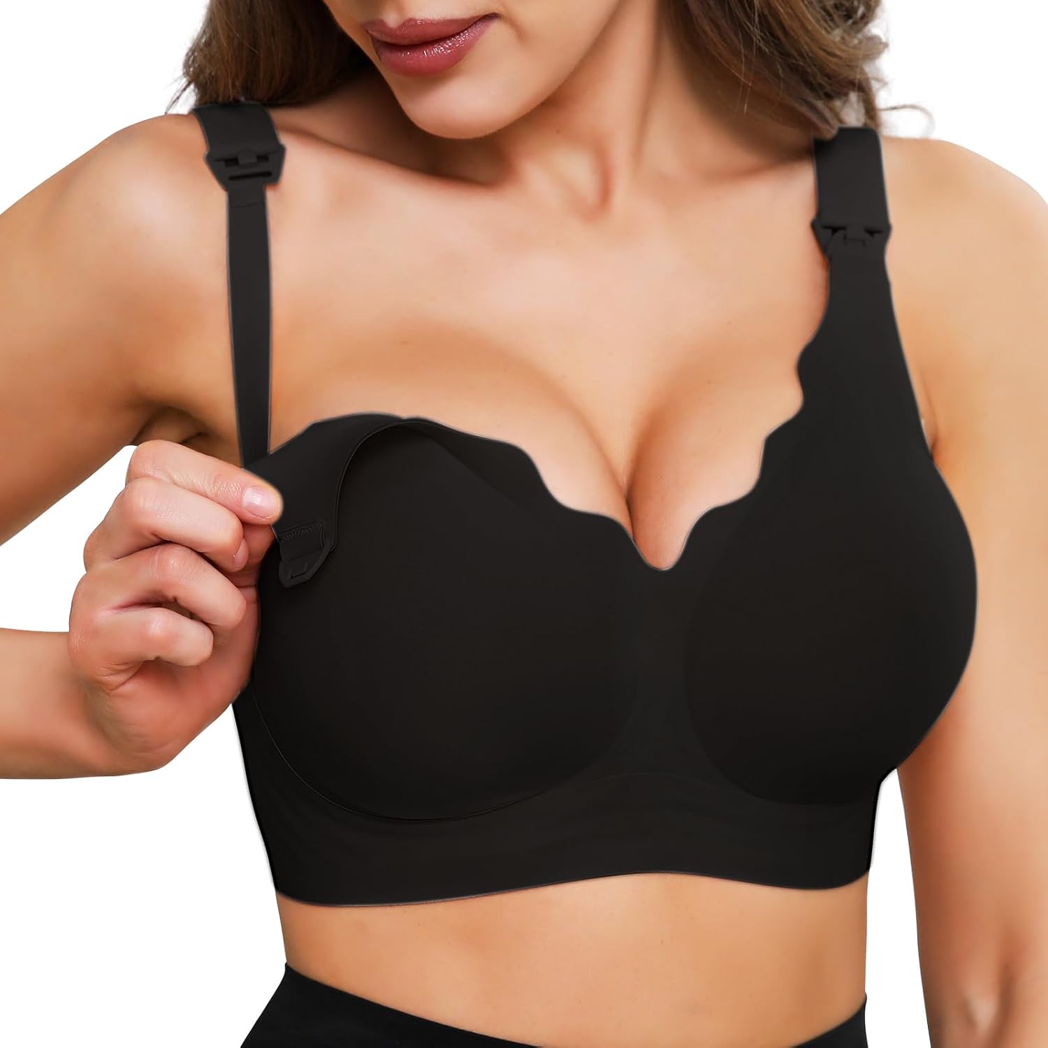 Momfree Buttery Soft Seamless Nursing Bralette