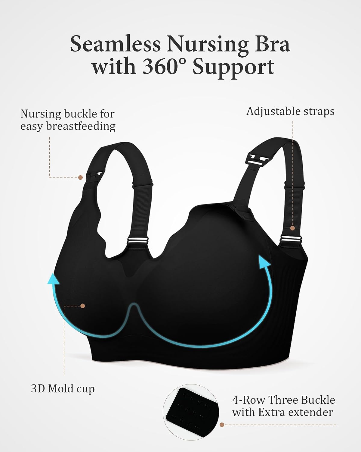 Momfree Buttery Soft Seamless Nursing Bralette — image 5