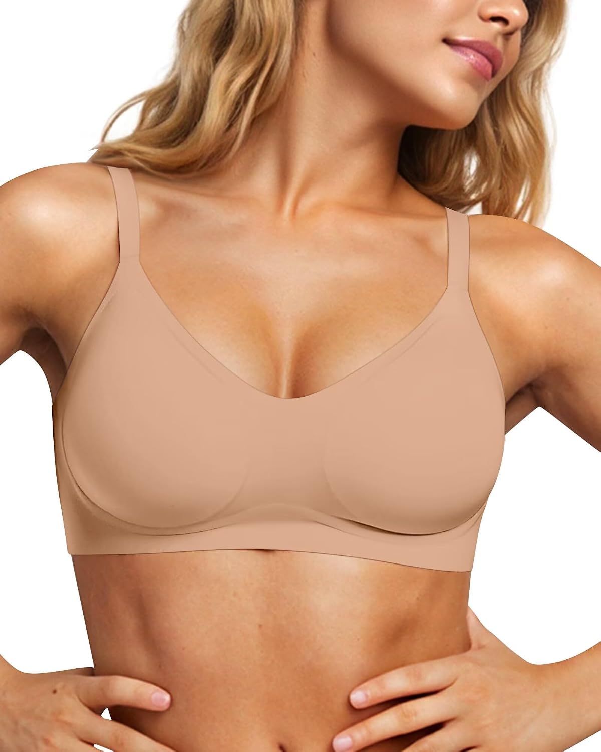 Vertvie Women's Seamless Wireless Jelly Bralette