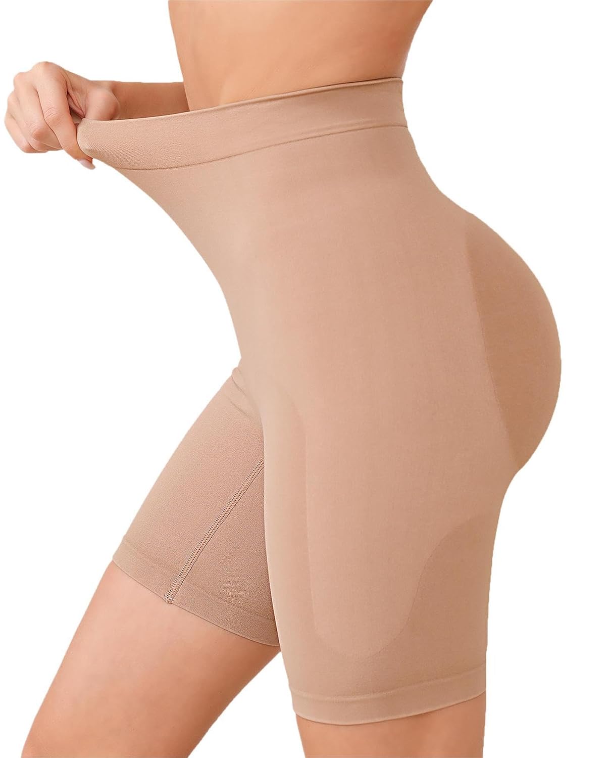 HOMETA High Waisted Thigh Slimming Shapewear Shorts