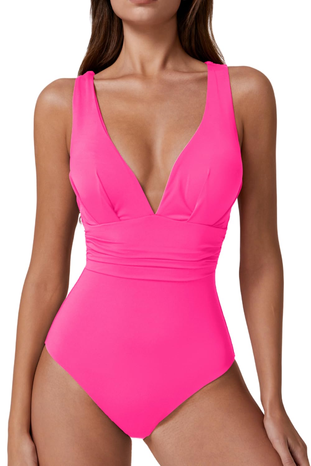 QINSEN V Neck Cross Back Monokini — image 10
