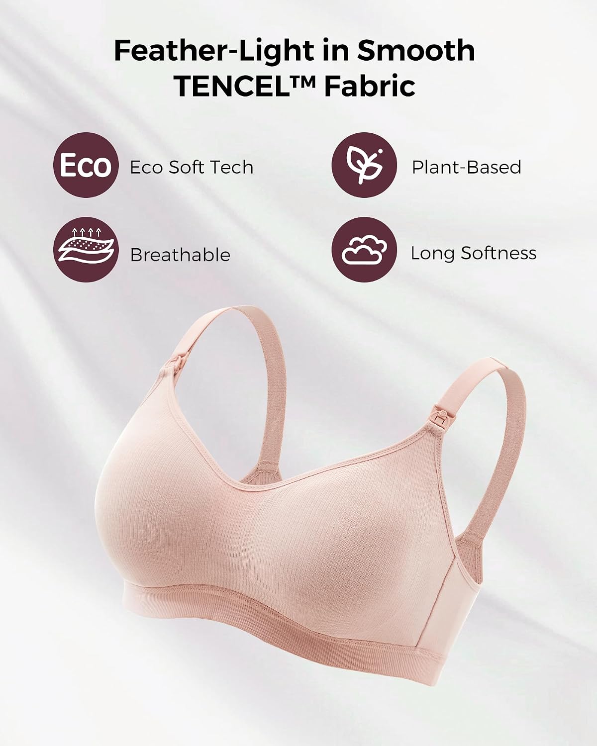 Momcozy Hands-Free Pumping Bra with Breathable Tencel — image 4