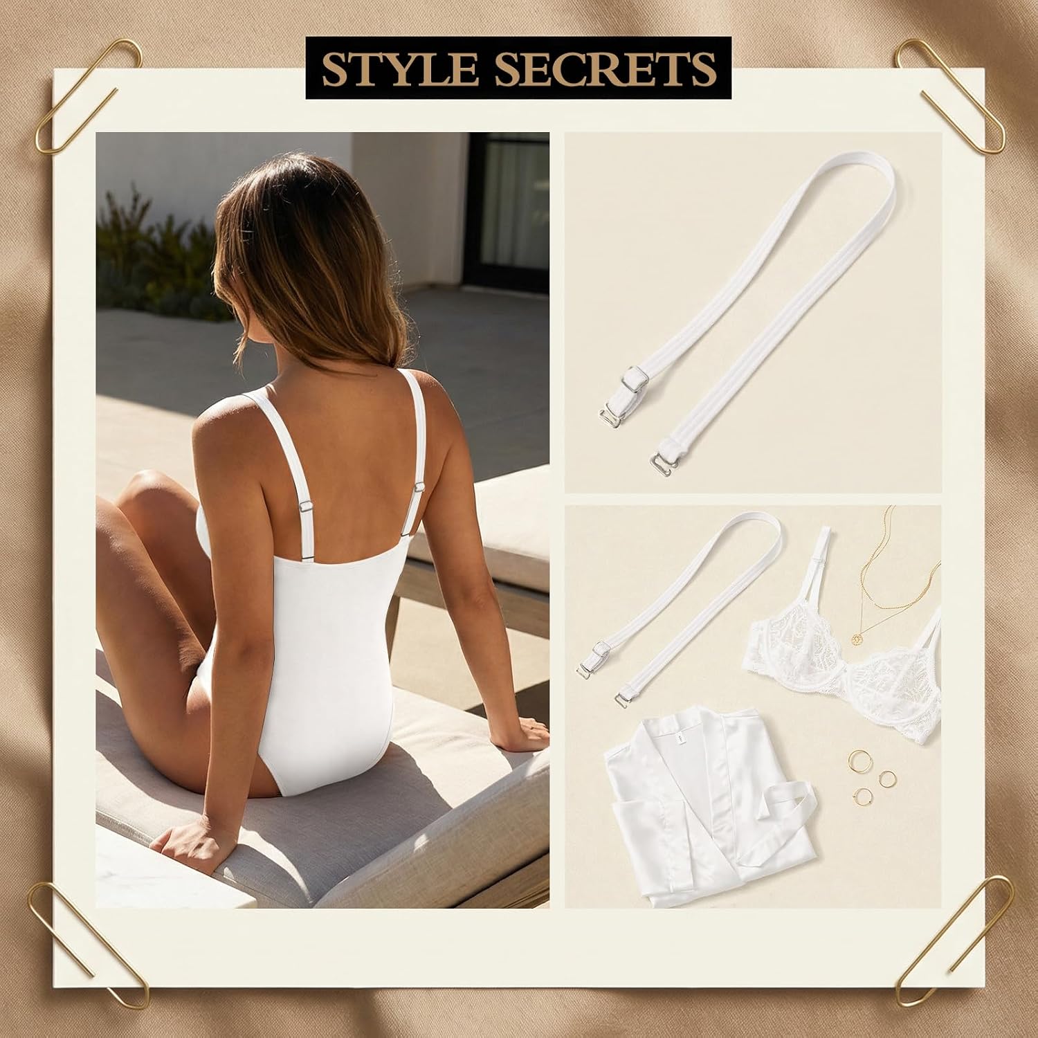 Adjustable Swimsuit Replacement Straps for Women — image 9