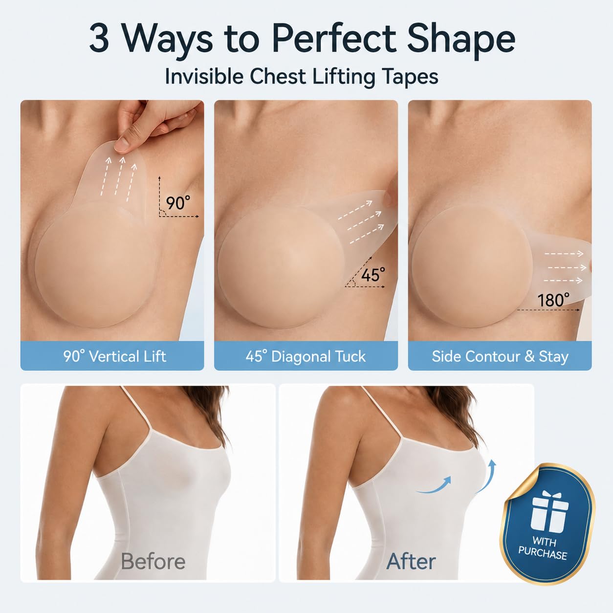LUCKMEEY Ultra-Thin Adhesive Silicone Pasties — image 4