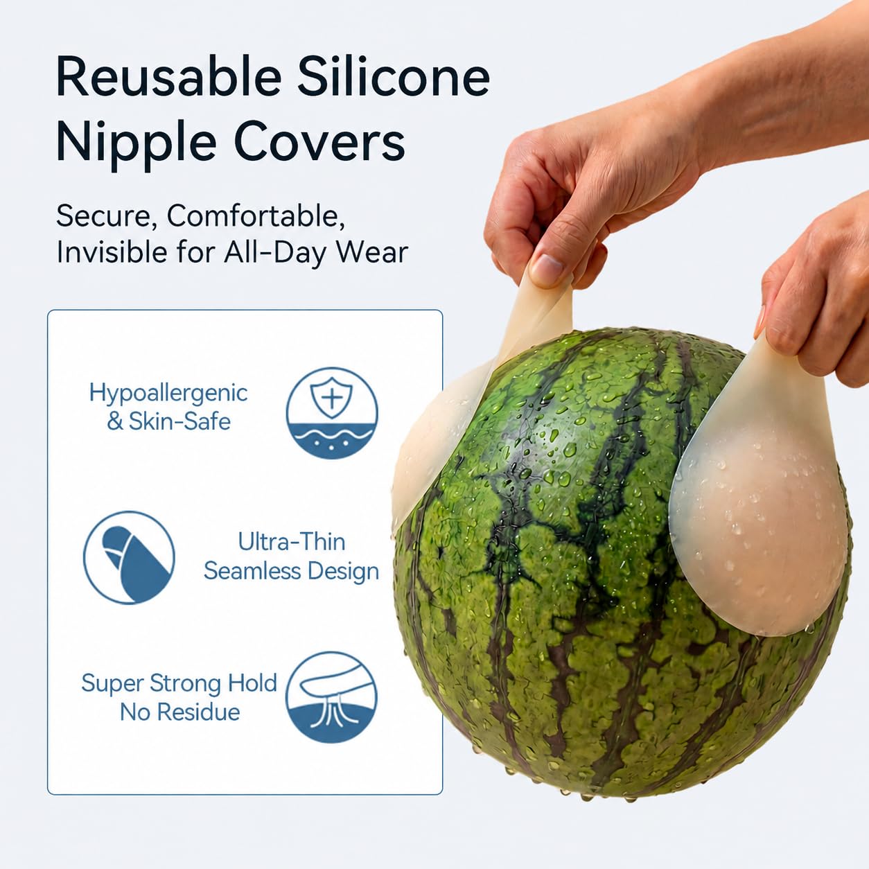 LUCKMEEY Ultra-Thin Adhesive Silicone Pasties — image 5