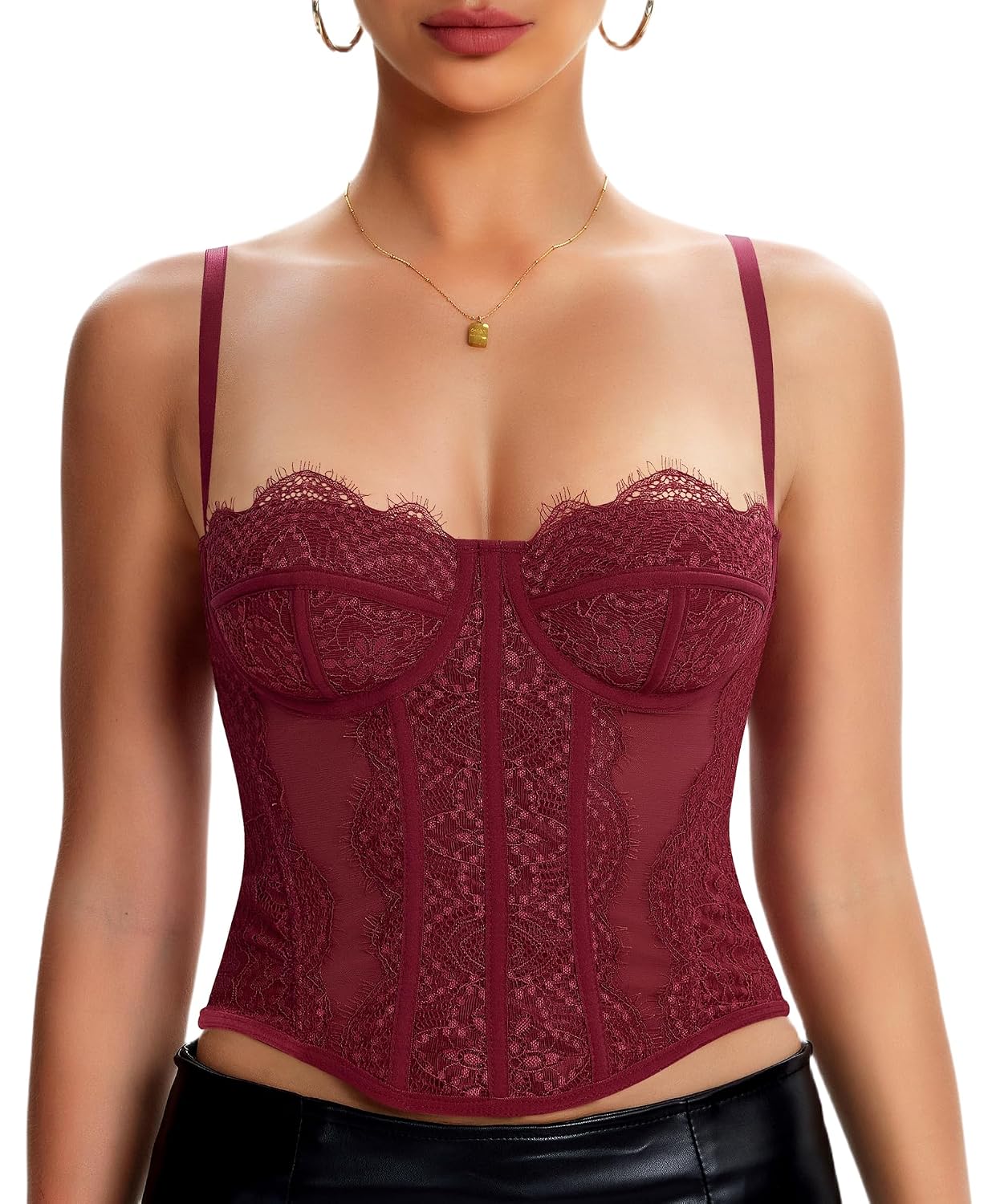 Werkiss Lace Corset Bustier for Women