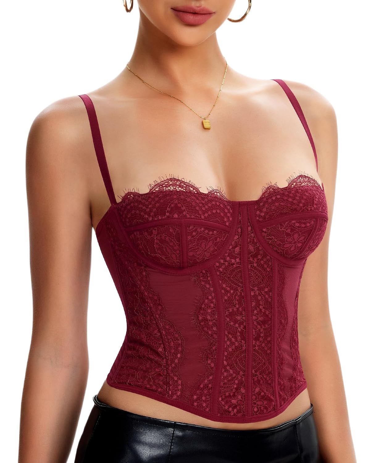 Werkiss Lace Corset Bustier for Women — image 2