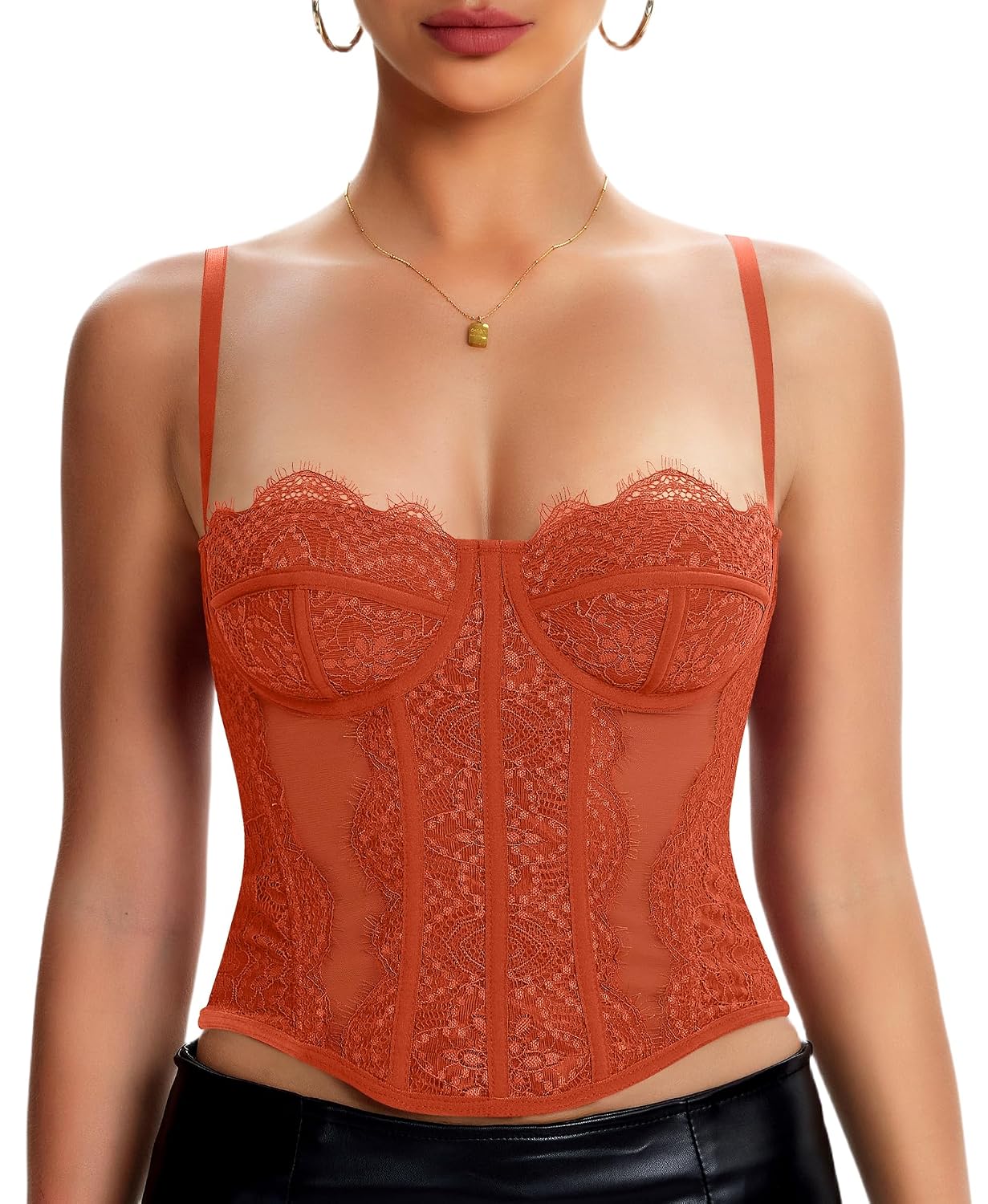 Werkiss Lace Corset Bustier for Women — image 11