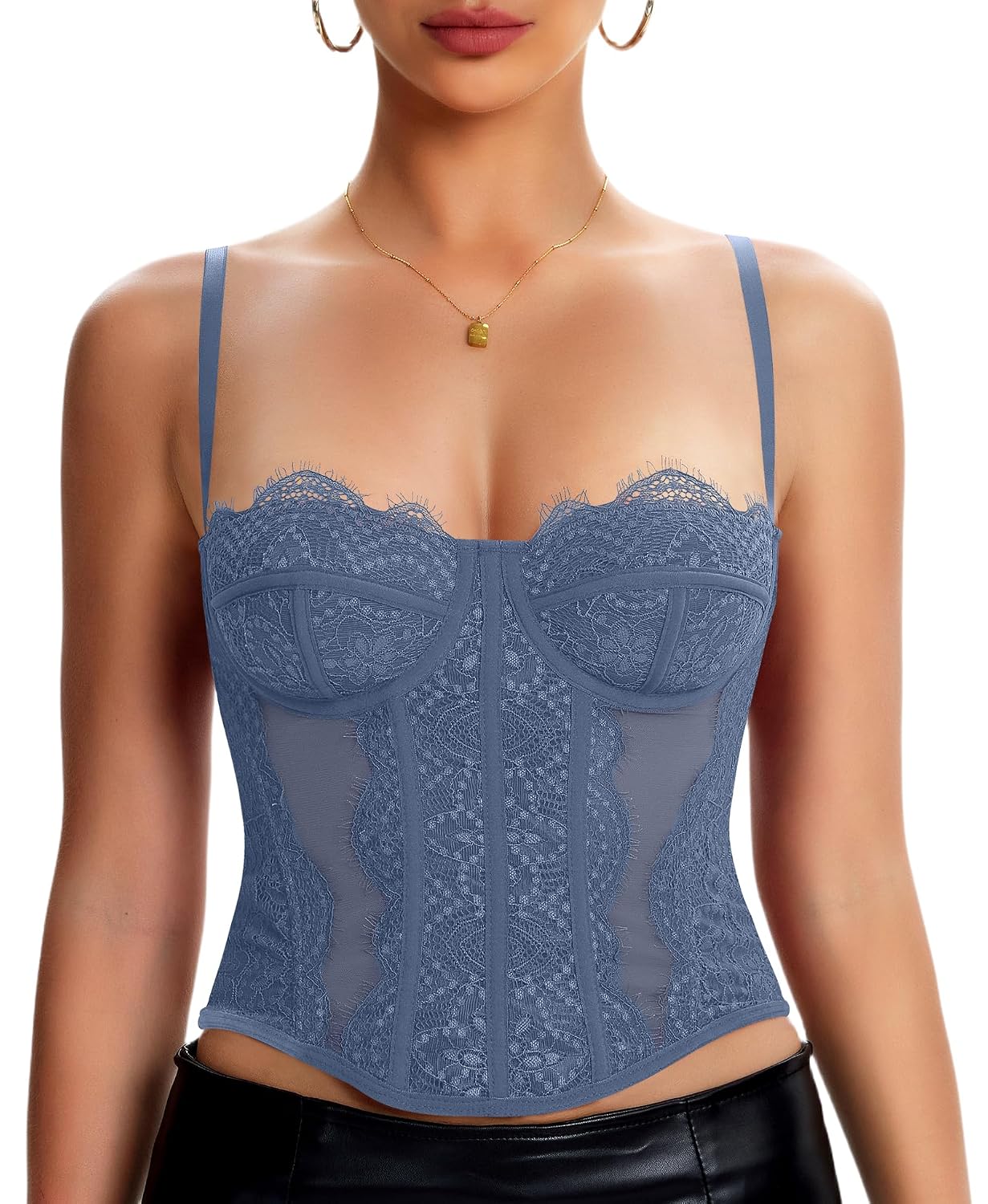 Werkiss Lace Corset Bustier for Women — image 12