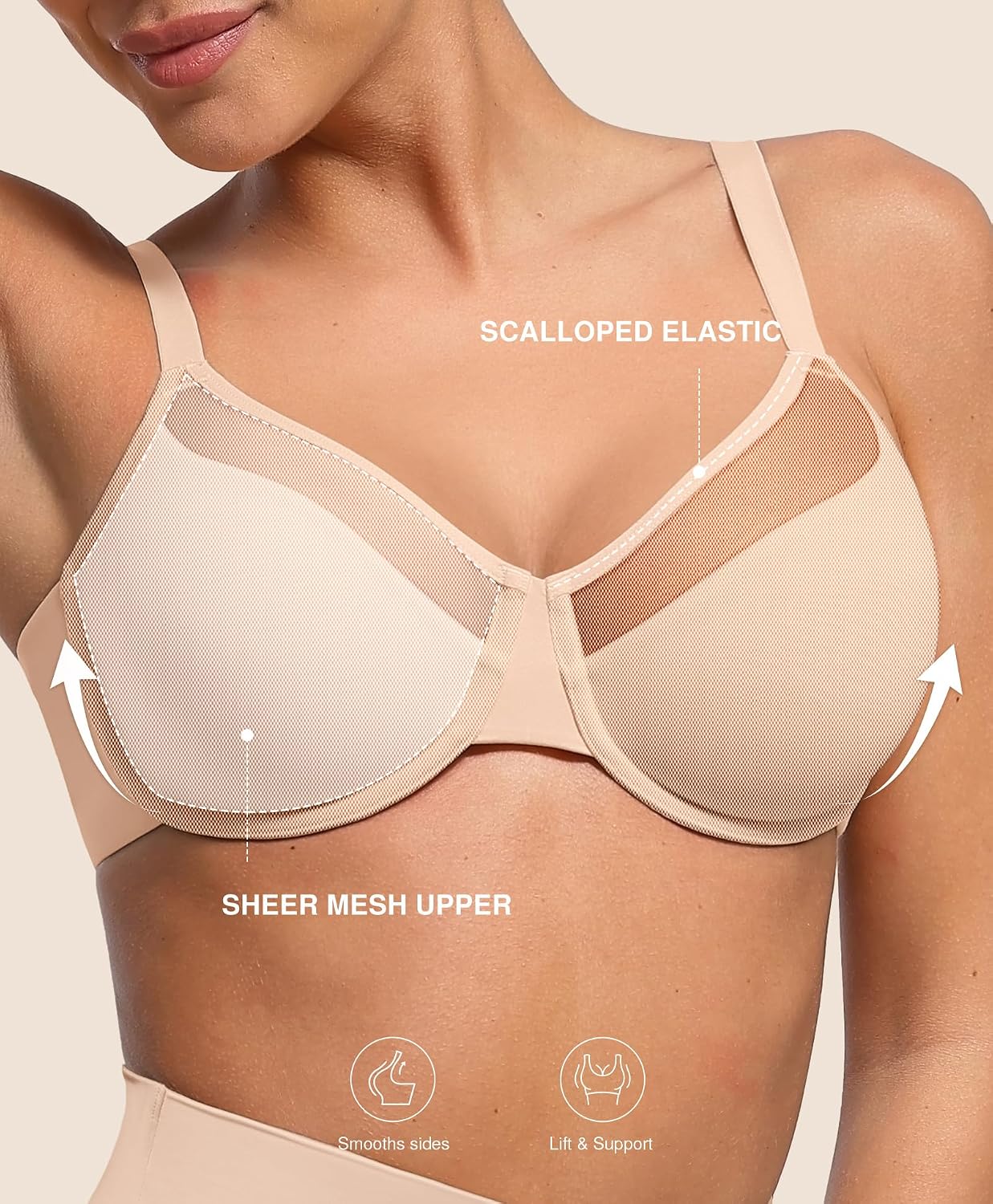 Lover-Beauty Full Coverage Minimizer Bra — image 3