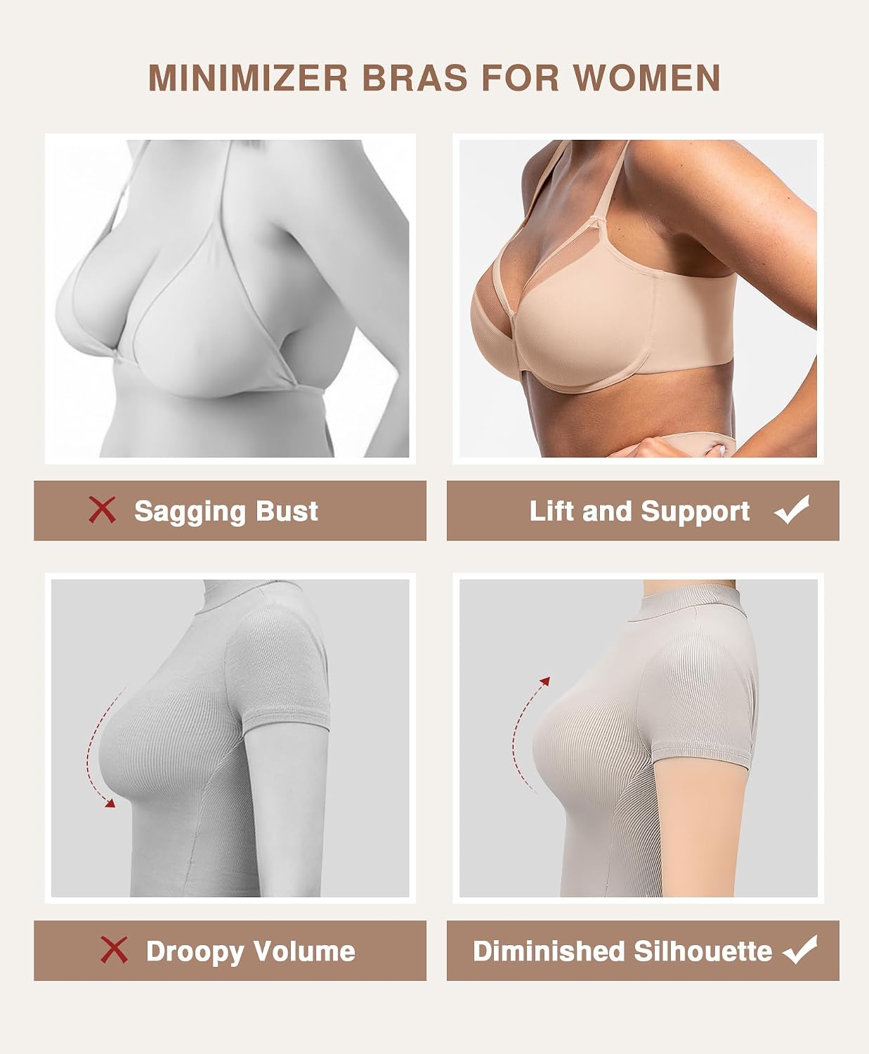 Lover-Beauty Full Coverage Minimizer Bra — image 5