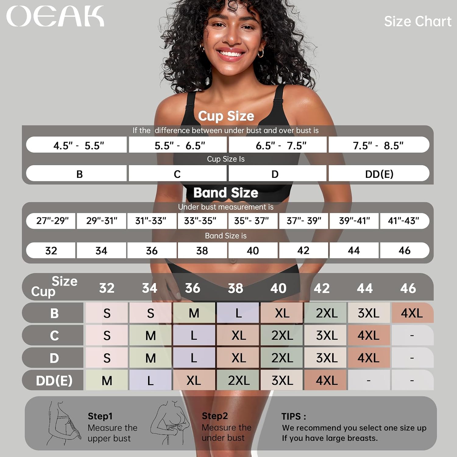 OEAK Jelly Wireless Pushup Convertible Bra — image 6