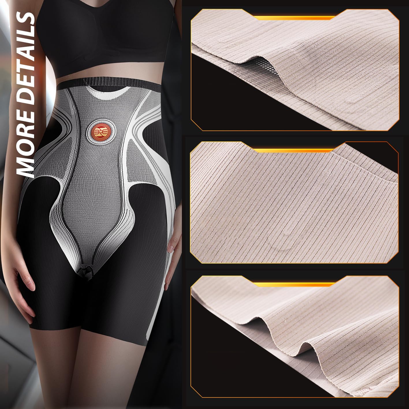 Ouruikia High Waist Tummy Control Shapewear Shorts — image 6