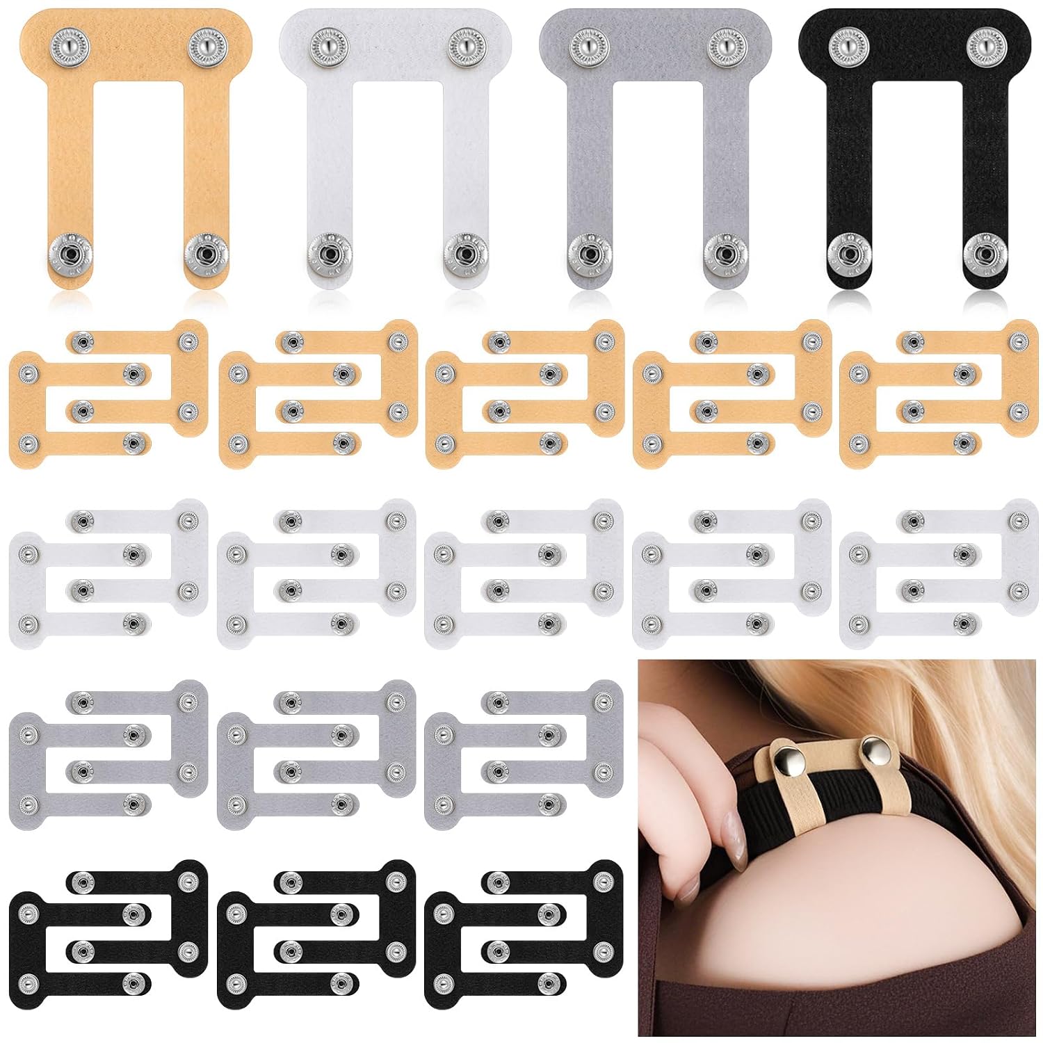 Sintege Bra Strap Holders for Slipping Straps