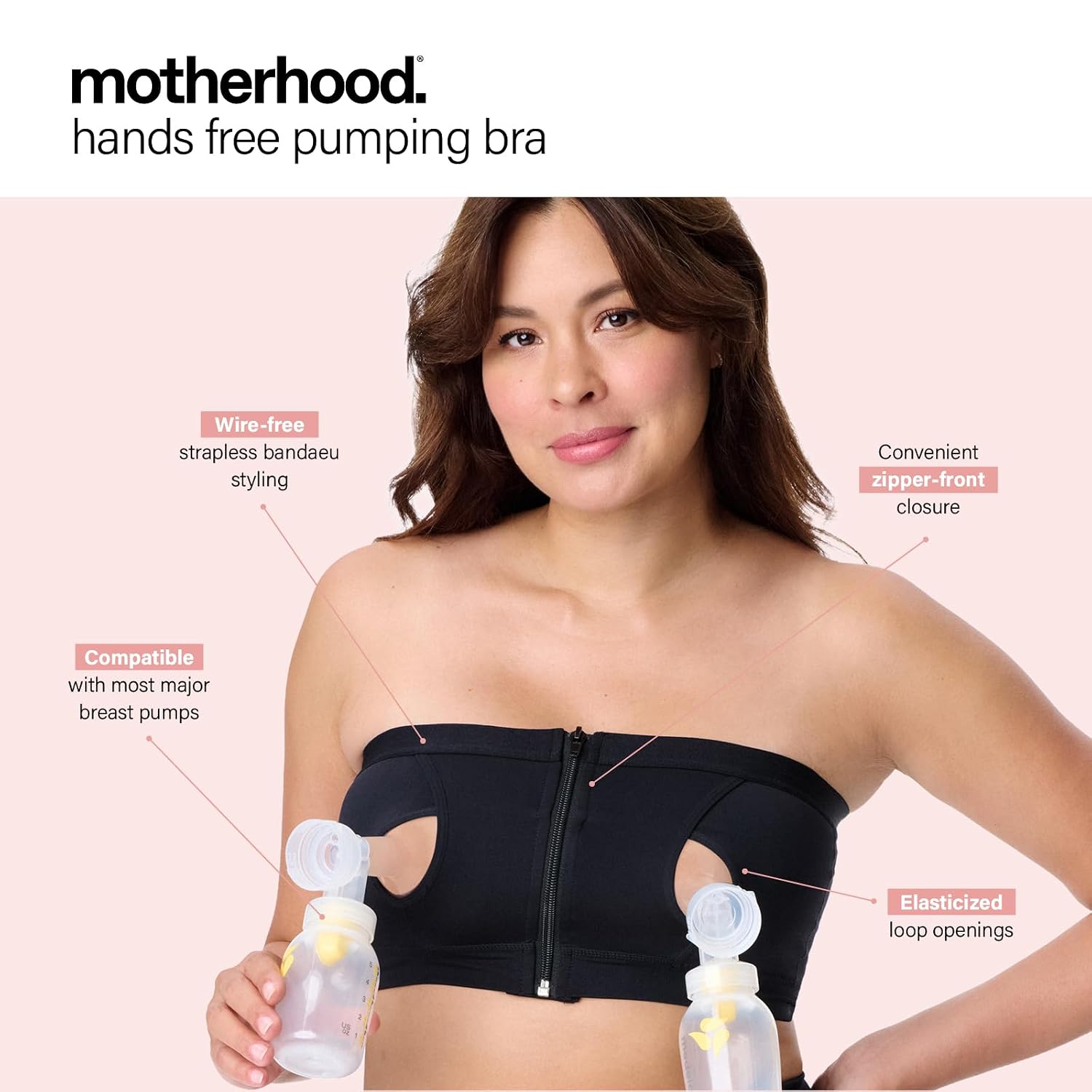 Motherhood Maternity Hands-Free Pumping Bra — image 3
