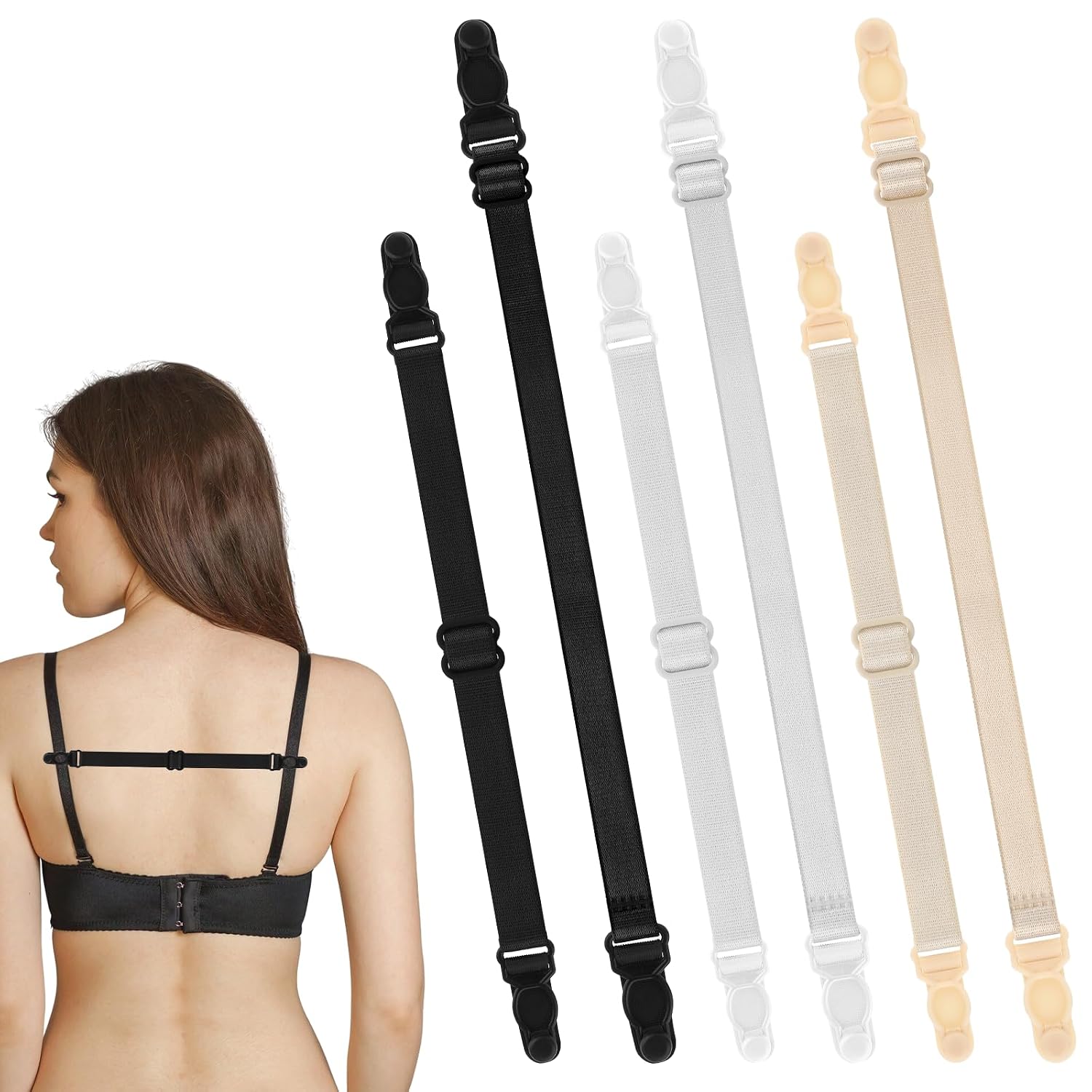 KALIONE Non-Slip Bra Strap Clips Holders