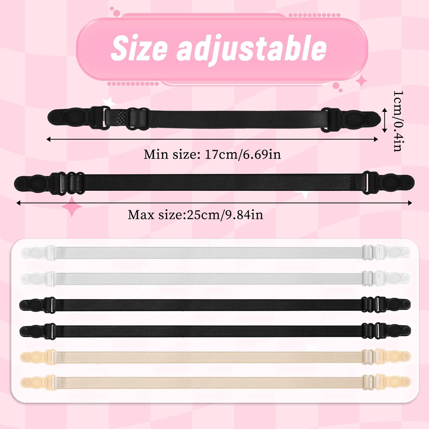 KALIONE Non-Slip Bra Strap Clips Holders — image 2