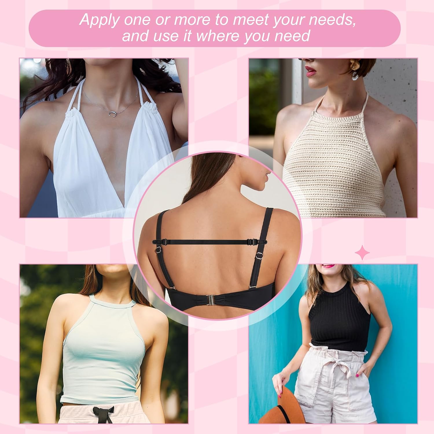 KALIONE Non-Slip Bra Strap Clips Holders — image 6